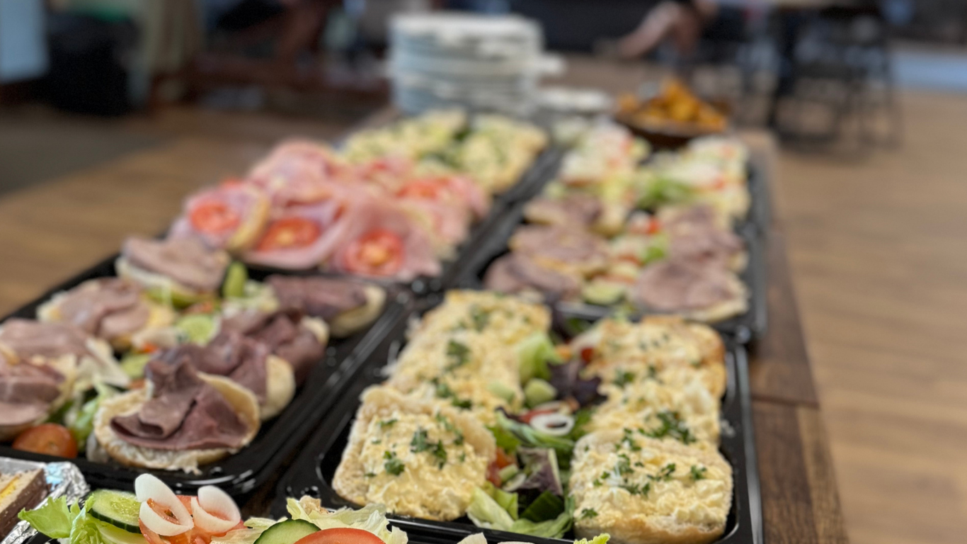 Fresh coffee and food at Cafe 88